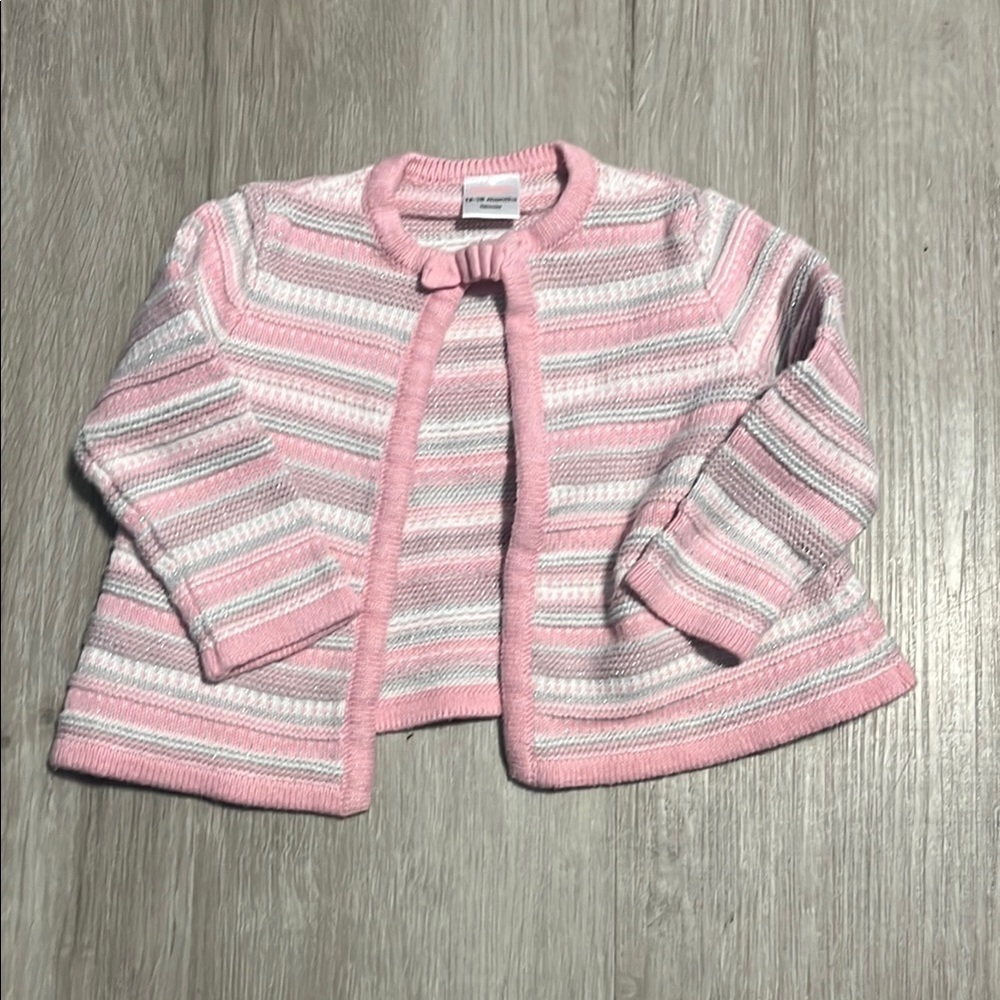 🔥HOST PICK🔥 Gymboree Pink Striped Kids Jacket 12-18M